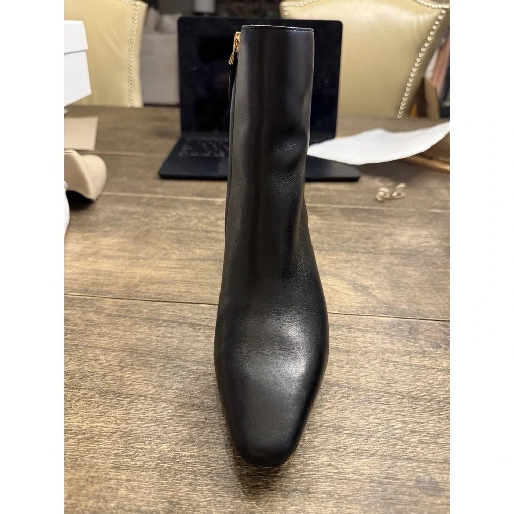 Lauren Ralph Lauren Willa Boots Women's Black Leather Ankle Bootie Size 10
